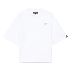 Cult's Oversized Short Sleeve Crew Neck Tee In White