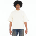 Cult's Oversized Short Sleeve Crew Neck Tee In Winter White