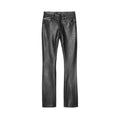 Cult's Vegan Leather Lenny Bootcut 603 Jeans In Black