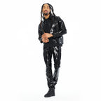Cult's Patten Leather Lenny Bootcut 603 Jeans In Black
