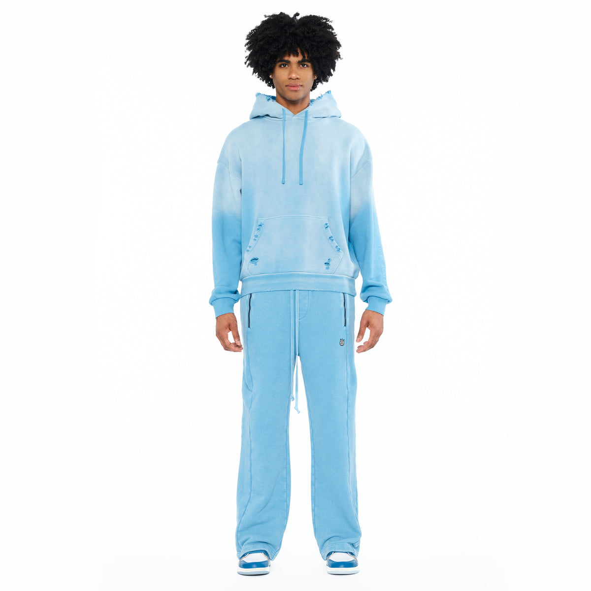 Cult's French Terry Pullover Sweatshirt 620 Grams In Navagio Bay