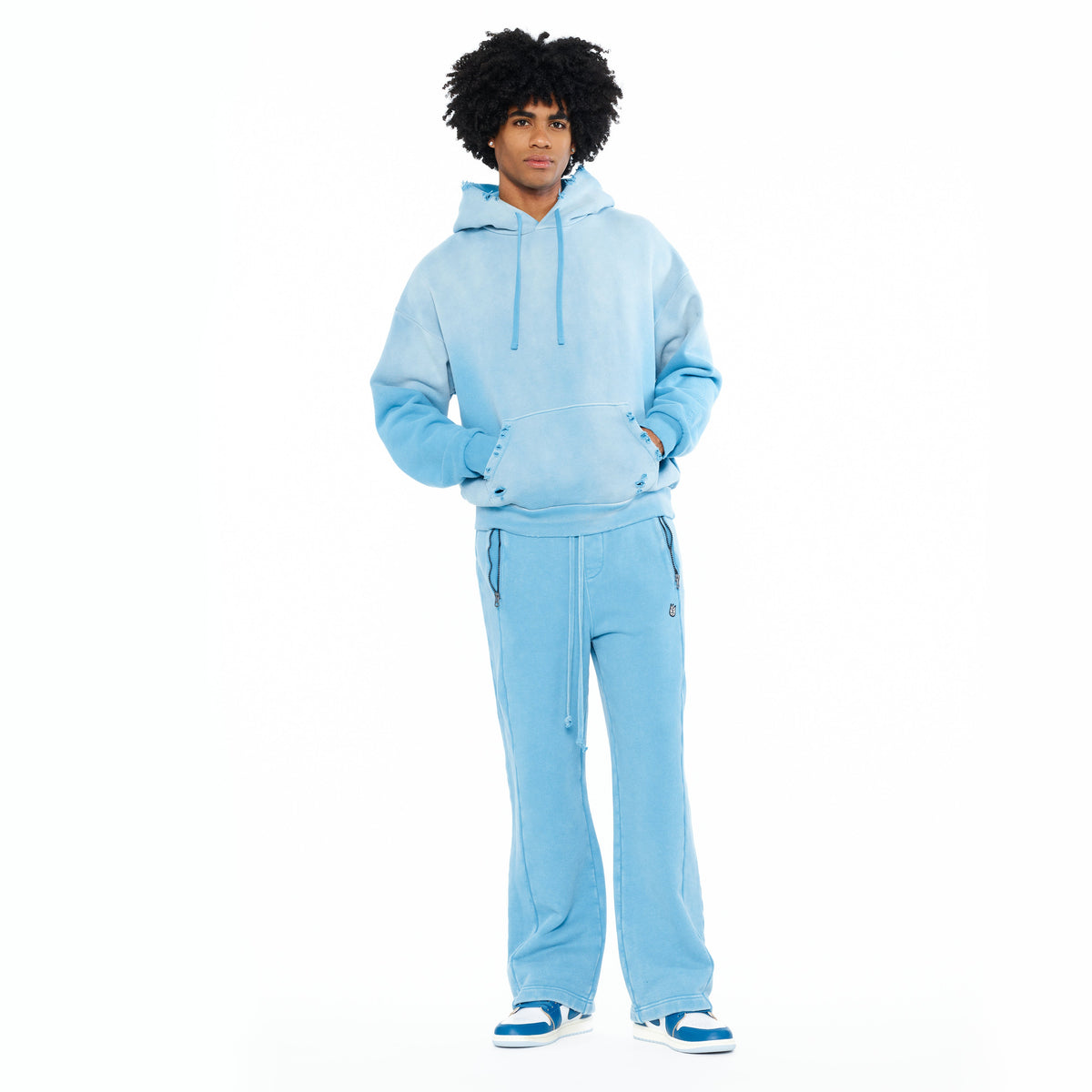Cult's French Terry Pullover Sweatshirt 620 Grams In Navagio Bay