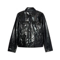 Cult's Type II Patten Leather Black Jacket In Black
