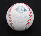 Tim Raines Signed/Auto Yankees 100th OML Baseball MAB Inscr 187096