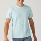 Essential Slub Crew // Light Blue