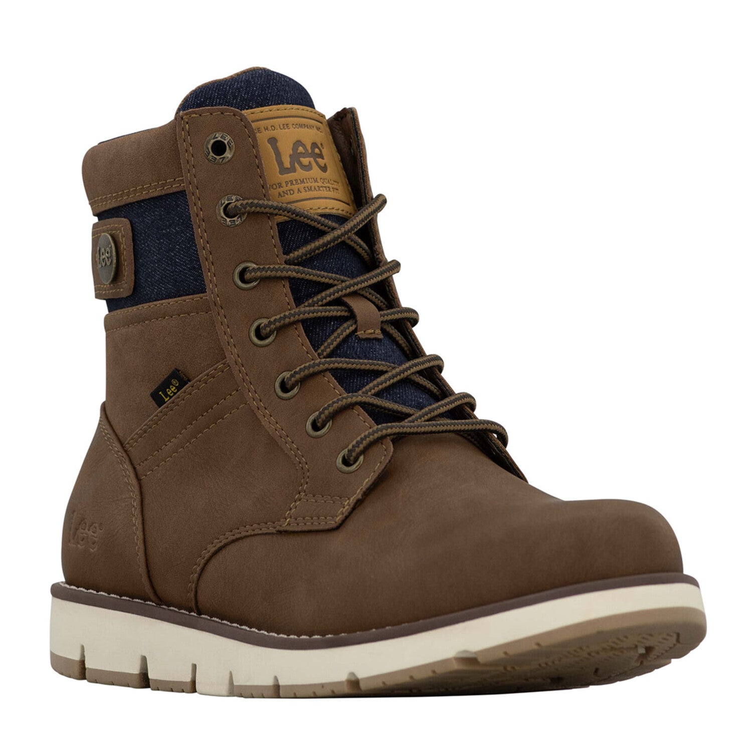 Hudson // British Tan + Navy Denim