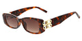 Sean John SJS2021 215 Women’s Sunglasses Tortoiseshell Size 52