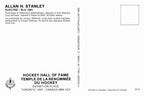 Allan Stanley Toronto Maple Leafs NHL HOF Postcard 145340