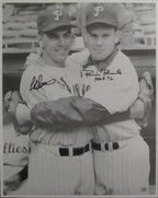 Curt Simmons/Robin Roberts HOF Signed/Inscr 16x20 Photo Phillies PSA/DNA 192399