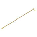 14K Yellow Gold Plated .925 Sterling Silver 8.0 Cttw Diamond Classic Link Tennis Bracelet (K-L Color, I2-I3 Clarity) - 7-1/4"