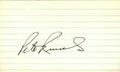 Pete Runnels Boston Red Sox d.1991 Signed/Autographed 3x5 Index Card 162564