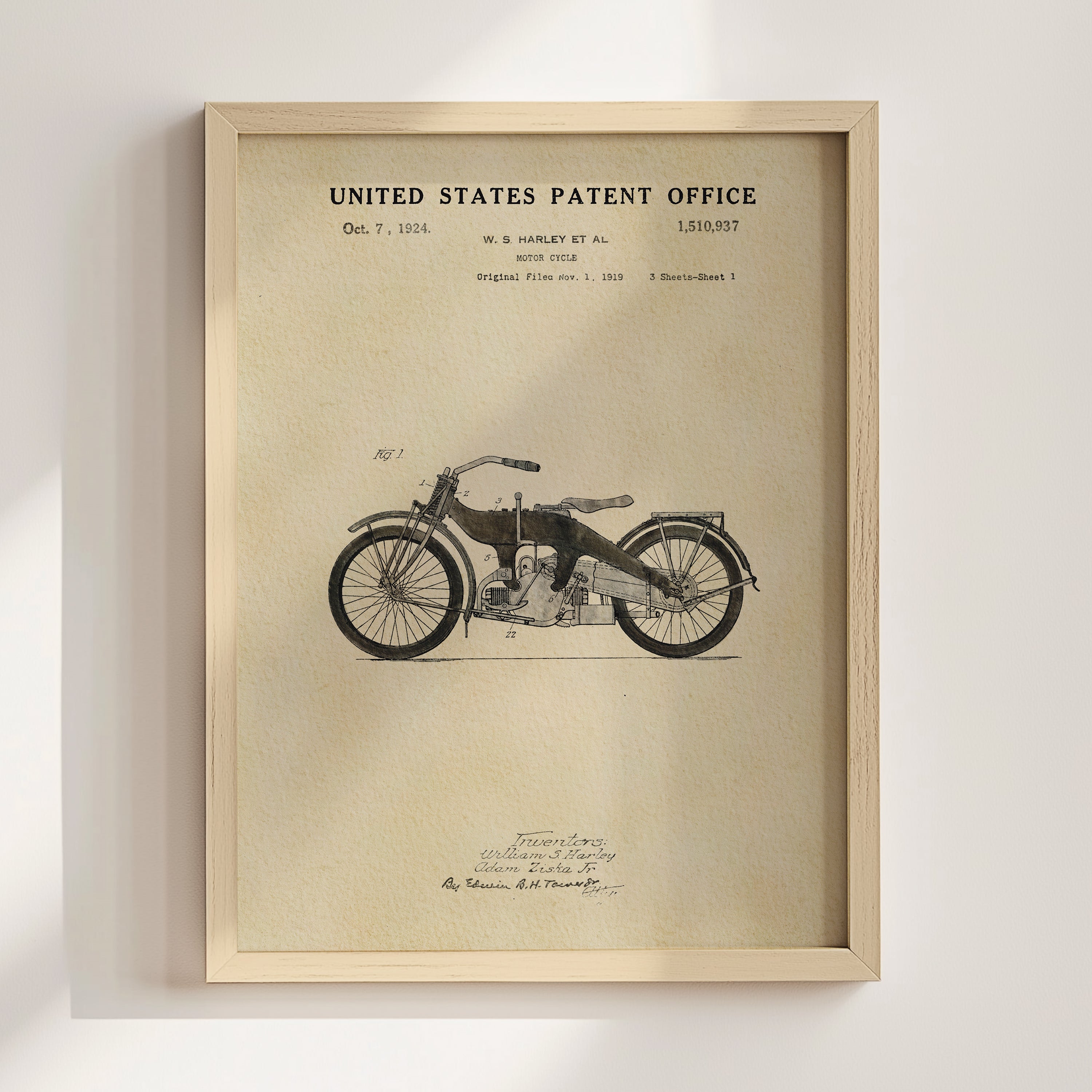 Black Motorcycle (1924)