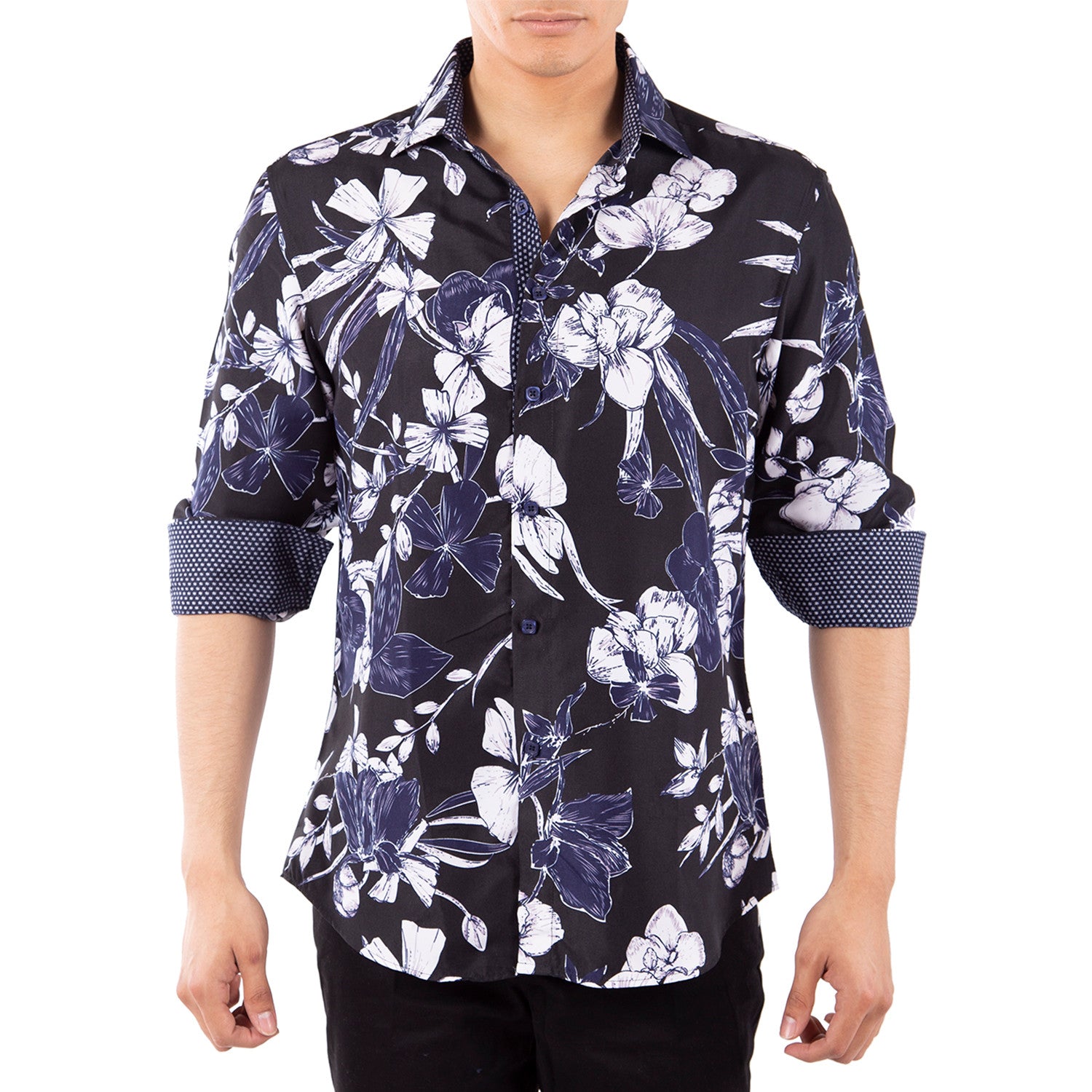 Nashville Button Up Shirt // Navy