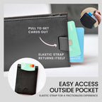 Avera Men's Wallet Genuine Leather Slim RFID Blocking Bifold Wallet With Money Clip