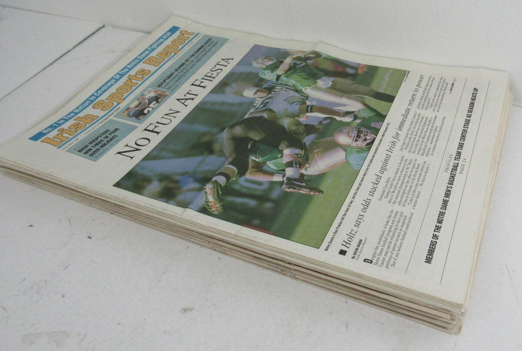 Lot of 22 1995 Notre Dame Irish Sports Report Magazines 148716