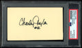 Charley Taylor HOF Autographed 3x5 Index Card Washington Redskins PSA/DNA