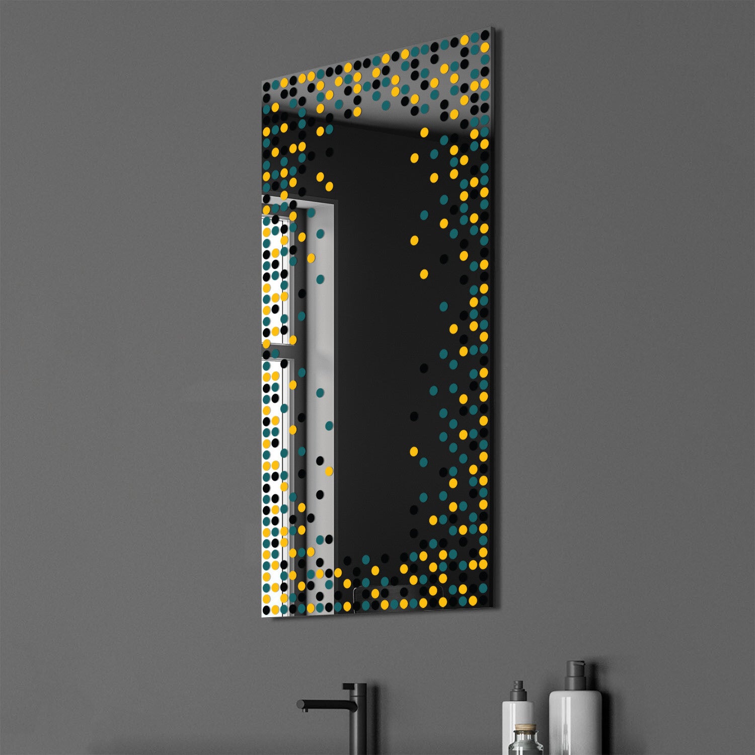 Graphic Mirrors // Yellow Dots