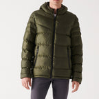 Water Repellent Windproof Quilted Coat // Olive