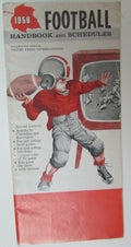 1958 UPI Football Handbook and Schedules 149688