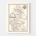 Vintage Map of Philmont Scout Ranch 1948
