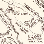 Vintage Map of Philmont Scout Ranch 1948