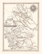 Vintage Map of Philmont Scout Ranch 1948
