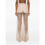 Prada Neutrals Trousers - Flared Trousers Women