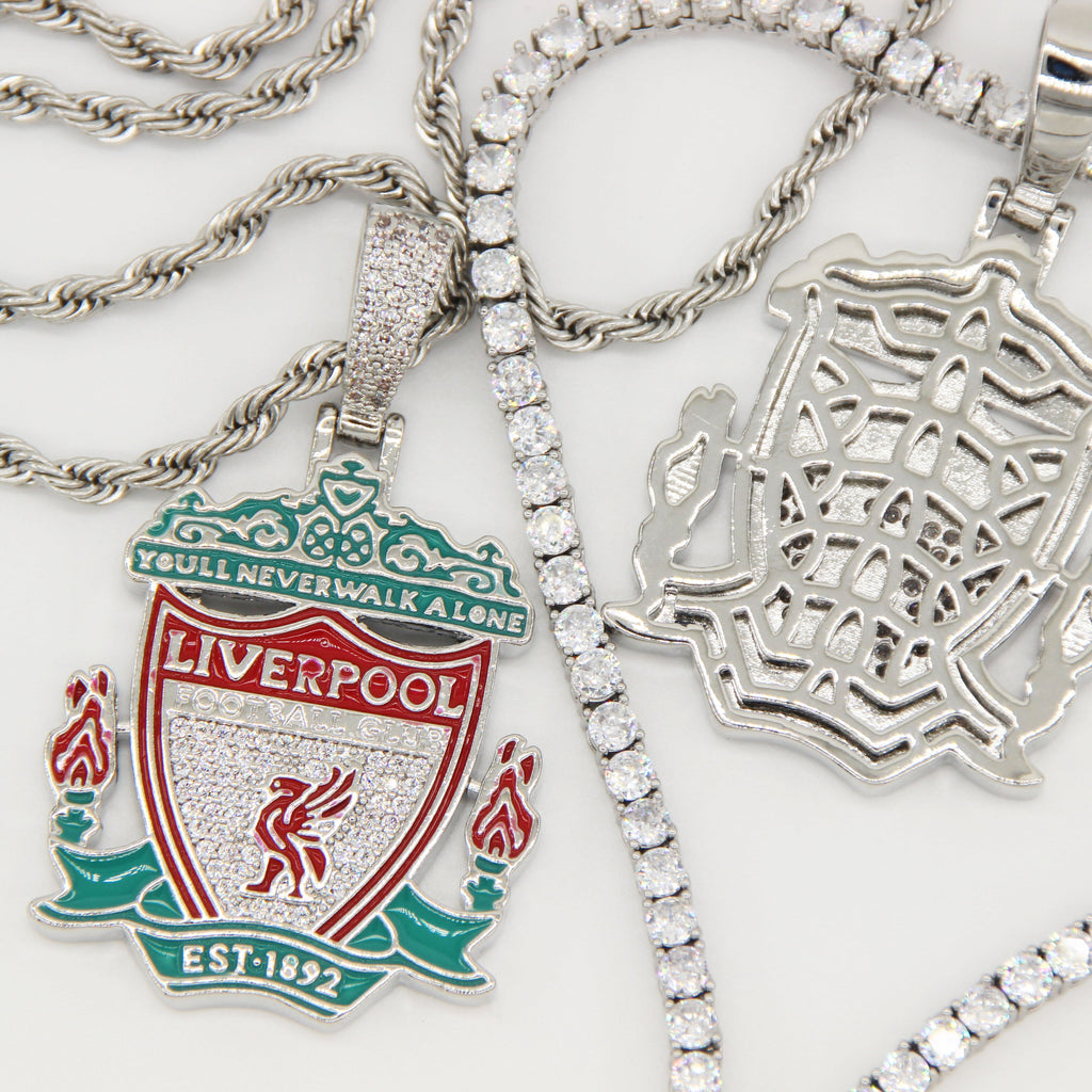 Liverpool Football Club Necklace – LFC Crest Pendant Jewelry Gift for Fans