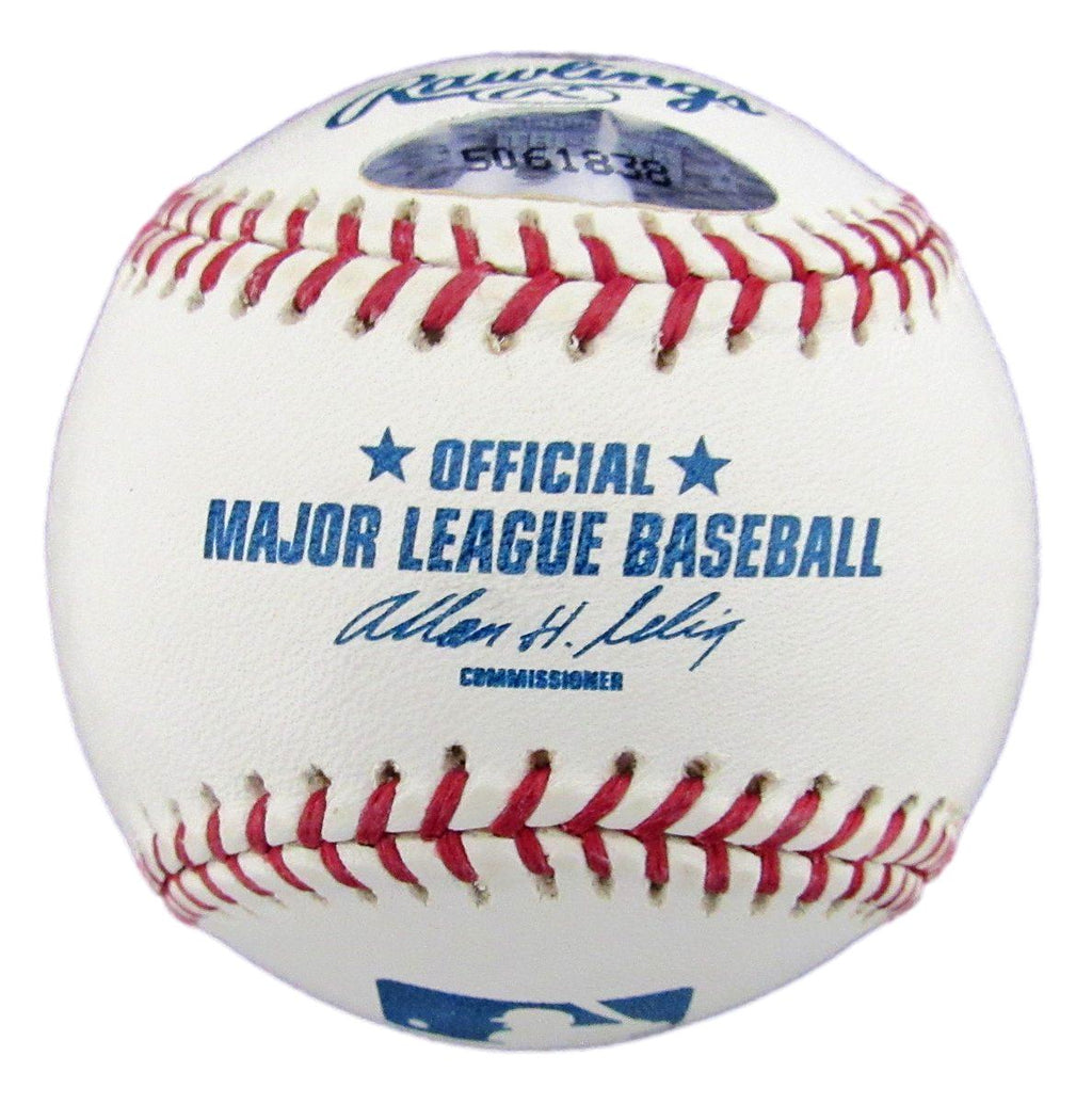 Herb Score Signed/Inscr "ROY 55" OML Baseball Cleveland Indians TriStar 192321