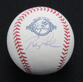 Bobby Meacham Signed/Auto Yankees 100th OML Baseball JSA  186915