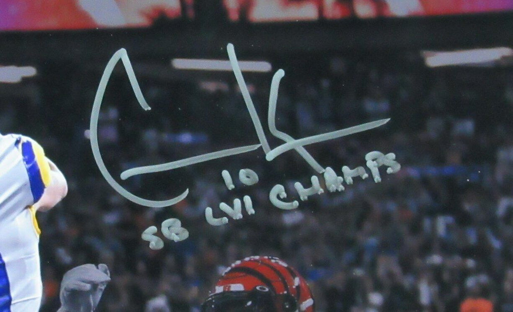 Cooper Kupp Autographed 16x20 Photo Los Angeles Rams Framed Fanatics