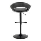 Posh - Contemporary Adjustable Barstool With Swivel & Rounded