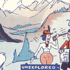 Vintage Map of Mt. McKinley National Park 1937