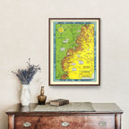 Vintage Map of Bryce Canyon National Park 1940