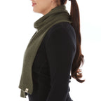 Merino Wool Knit Scarf | 100% Merino Wool