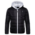 Matt Puffer Jacket // Black + White