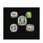 Philadelphia Eagles Championship Ring Set – 5pcs Super Bowl Replica Collectible Set