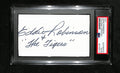 Eddie Robinson Autographed 3x5 Cut Card PSA/DNA 186546