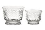 Crystal Round Flared Bowl With Medallion Ii Pattern, 4.5" X 6"