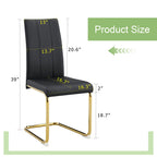 Luxury Aesthetic Upholstered Dining Chairs