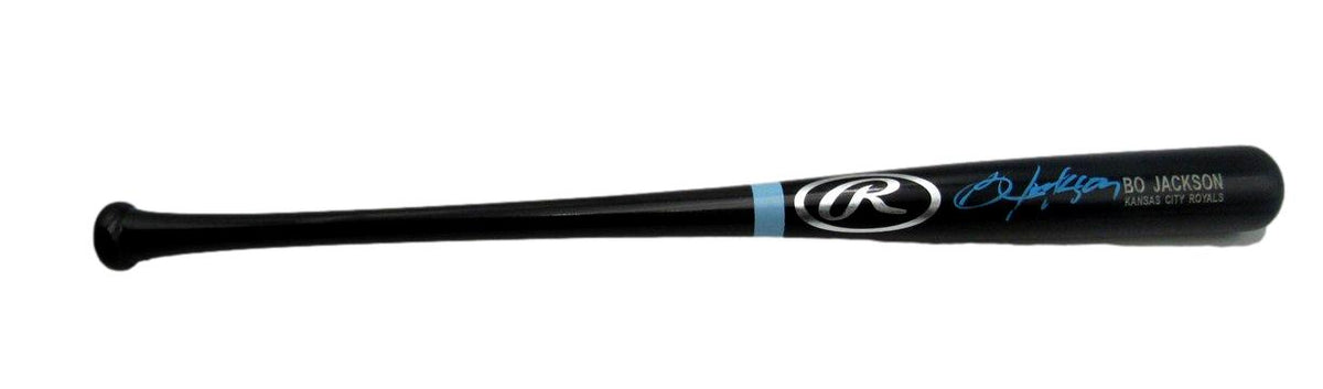 Bo Jackson Signed/Auto Rawlings Baseball Bat Kansas City Royals Beckett 190493