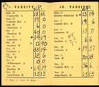 1948 William Penn High School Football 2.5x4.25 Pocket Schedule Harrisburg, PA