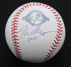 Hector Noesi Signed/Auto Yankees 100th OML Baseball JSA Inscr 186958