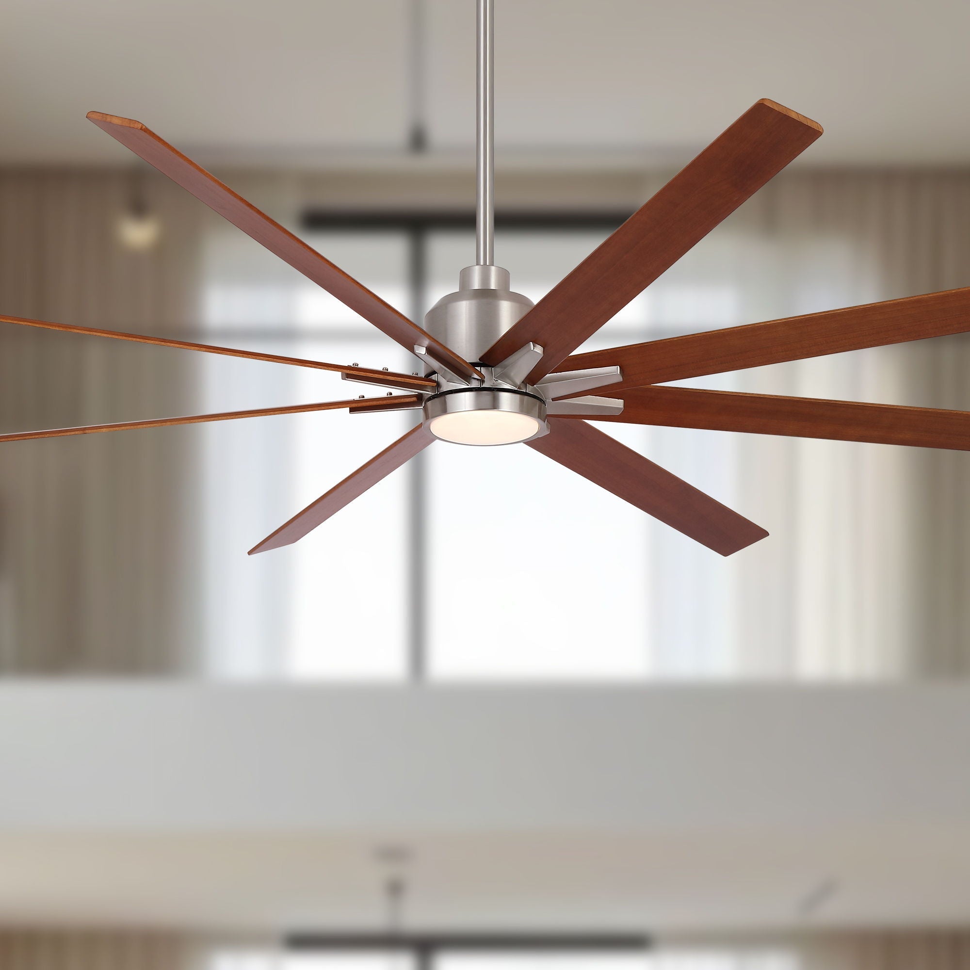 Oversized Large Ceiling Fan, 8 Blades