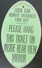 Vintage 1959 Army-Navy Game Parking Pass from Philadelphia Stadium 149735