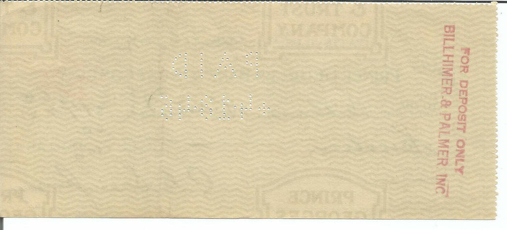 Clark Shaughnessy CHOF Signed/Autographed 1946 Bank Check 150333