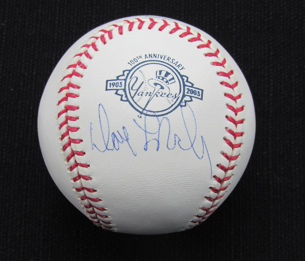 Dave LaRoche Signed/Auto Yankees 100th OML Baseball MAB 187025