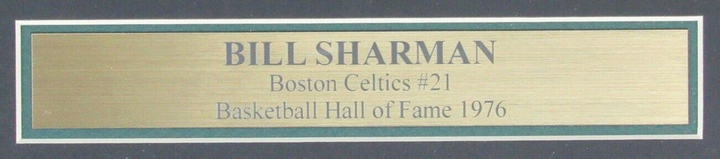 Bill Sharman HOF Boston Celtics Signed/Autographed 8x10 Photo Framed JSA 157433