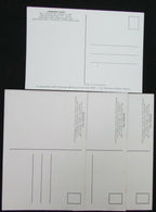 Lot of 4 Calgary Flames Signed 4x6 Team Issued Postcards incl. Reinhart 150480