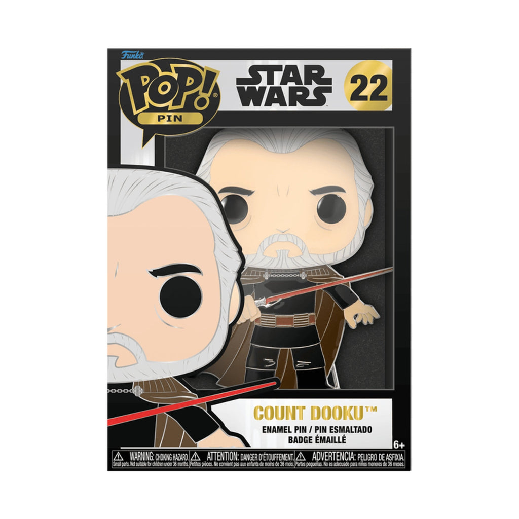 Funko Pop Pin Star Wars: Count Dooku 4-Inch Enamel Pin #22